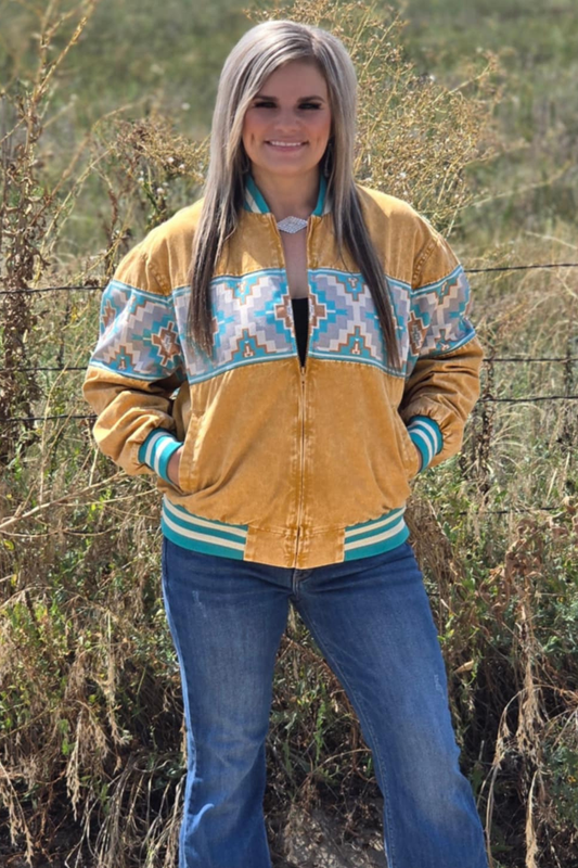 Fresh Outta The 90's Bomber Jacket: S