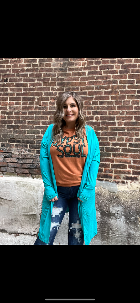 Turquoise Cardigan