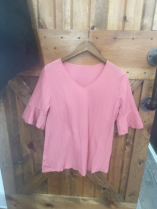Flutter wrinkle top