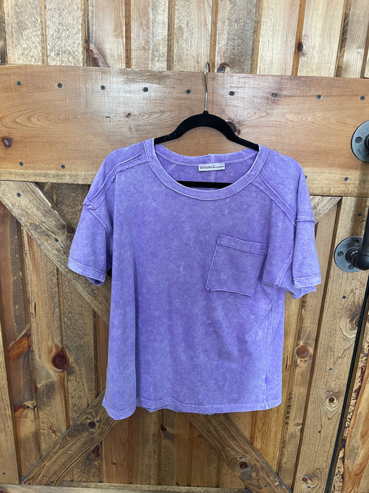 Pocket Tee (Violet)