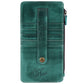 Genuine Leather Cardholder (Turquoise)