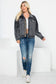 Front Beaded Trim Detail Denim Jacket