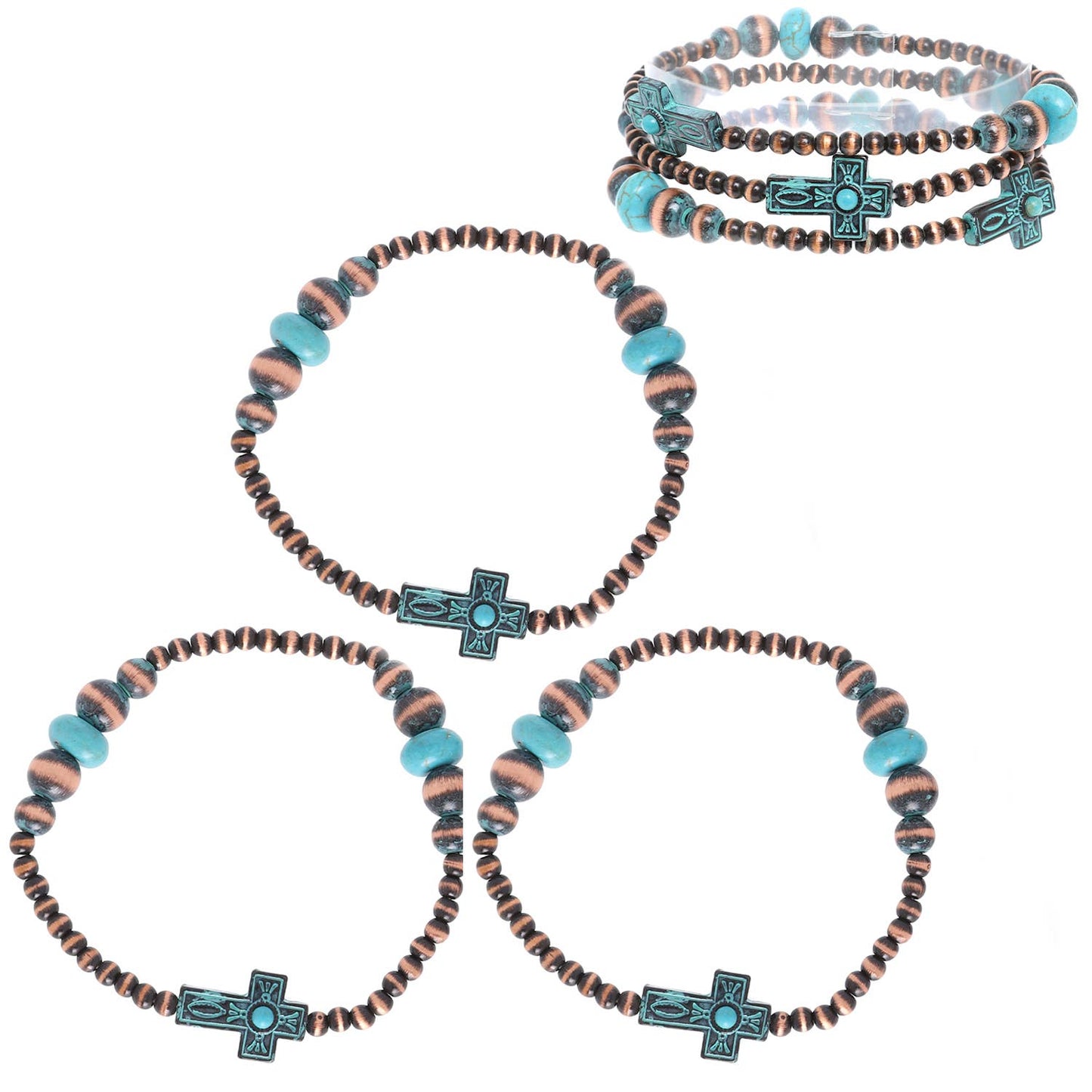 Pearl Navajo Beaded western Bracelets