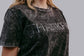 MK480 Thankful Acid Washed Studs SL Tee - Charcoal: Charcoal / L