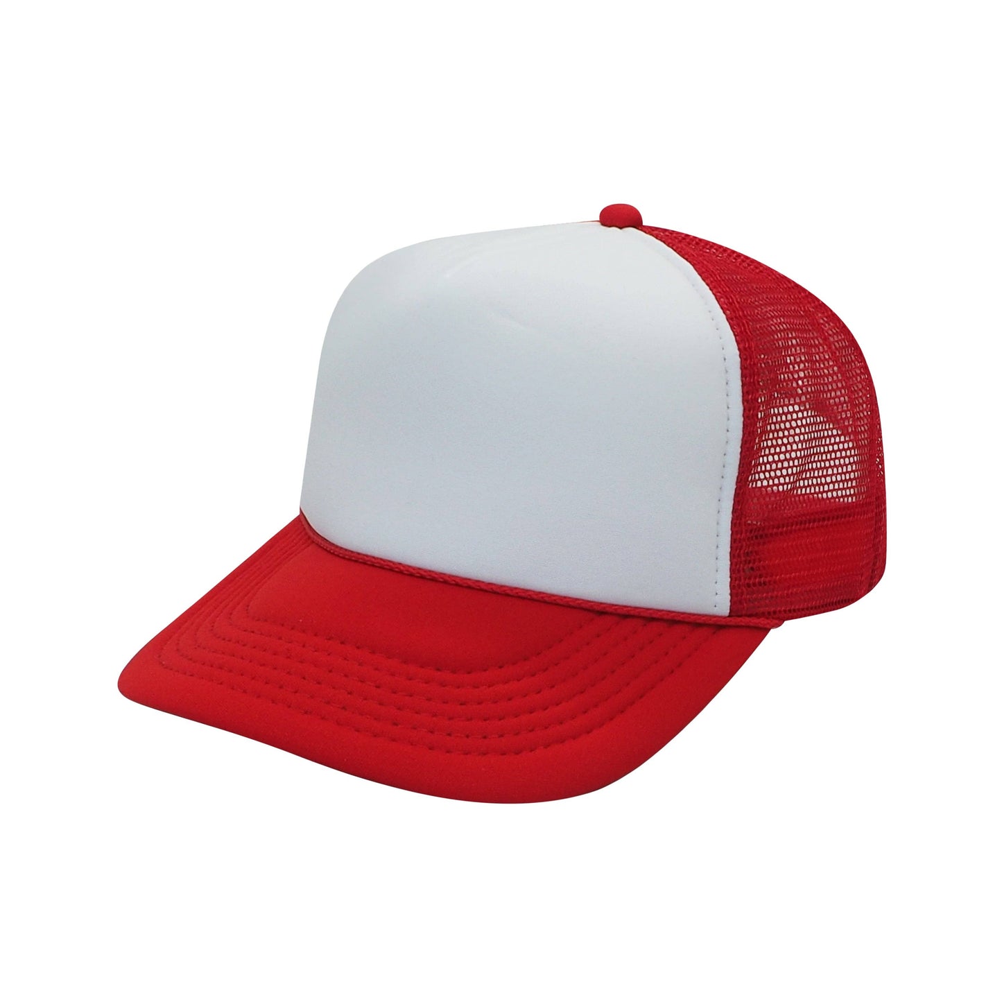 Nissun Classic Trucker Baseball Hats Caps Foam Mesh Blank Solid Two Tone Snapback Adult Youth: Gold/White