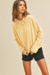 Blank Long Sleeve Hooded T-Shirt: VANILLA / S