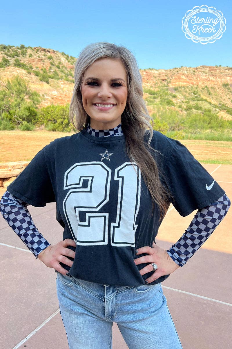 Cowboy Cuties Mesh Top: M