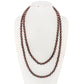 Western Metallic Bead Wrap Necklace : Copper