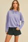 Blank Long Sleeve Hooded T-Shirt: VANILLA / S