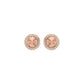 Vintage Style Crystal Halo Stud Earrings : Iridescent