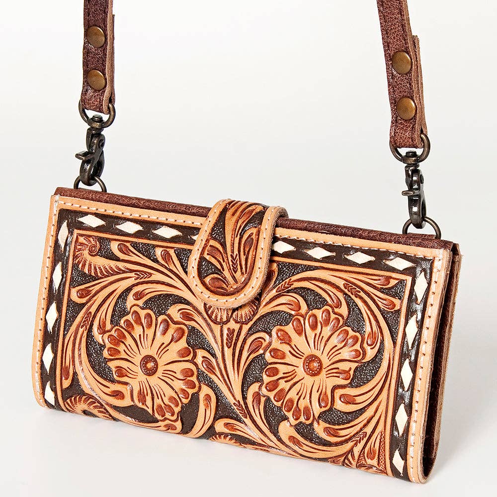 ADBG832 Crossbody Genuine Western Leather Women Bag: ADBG832A