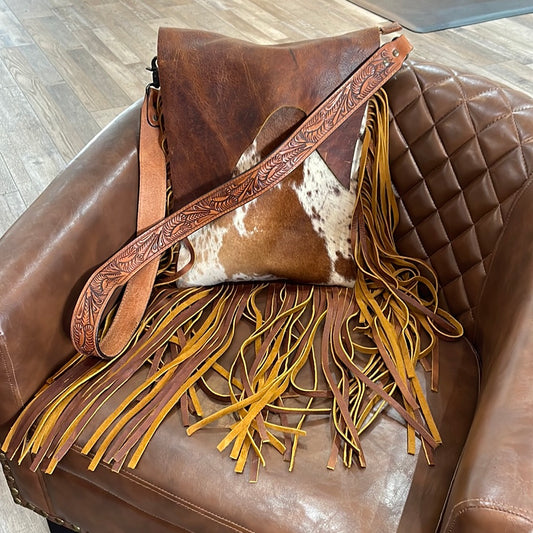 Genuine leather cowhide purse