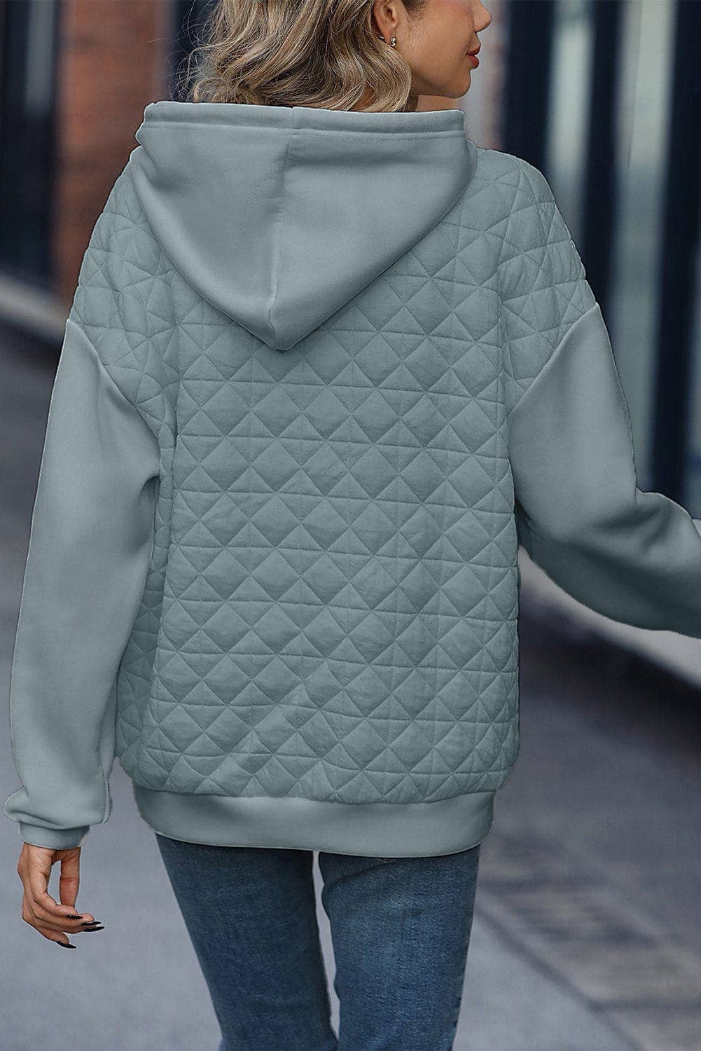 DALTON QUILTED HOODIE