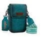 Wrangler Crossbody Cell Phone Purse With Back Card Slots
: Turquoise