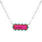 Western Horizontal Bar Gemstone Necklace: Iridescent