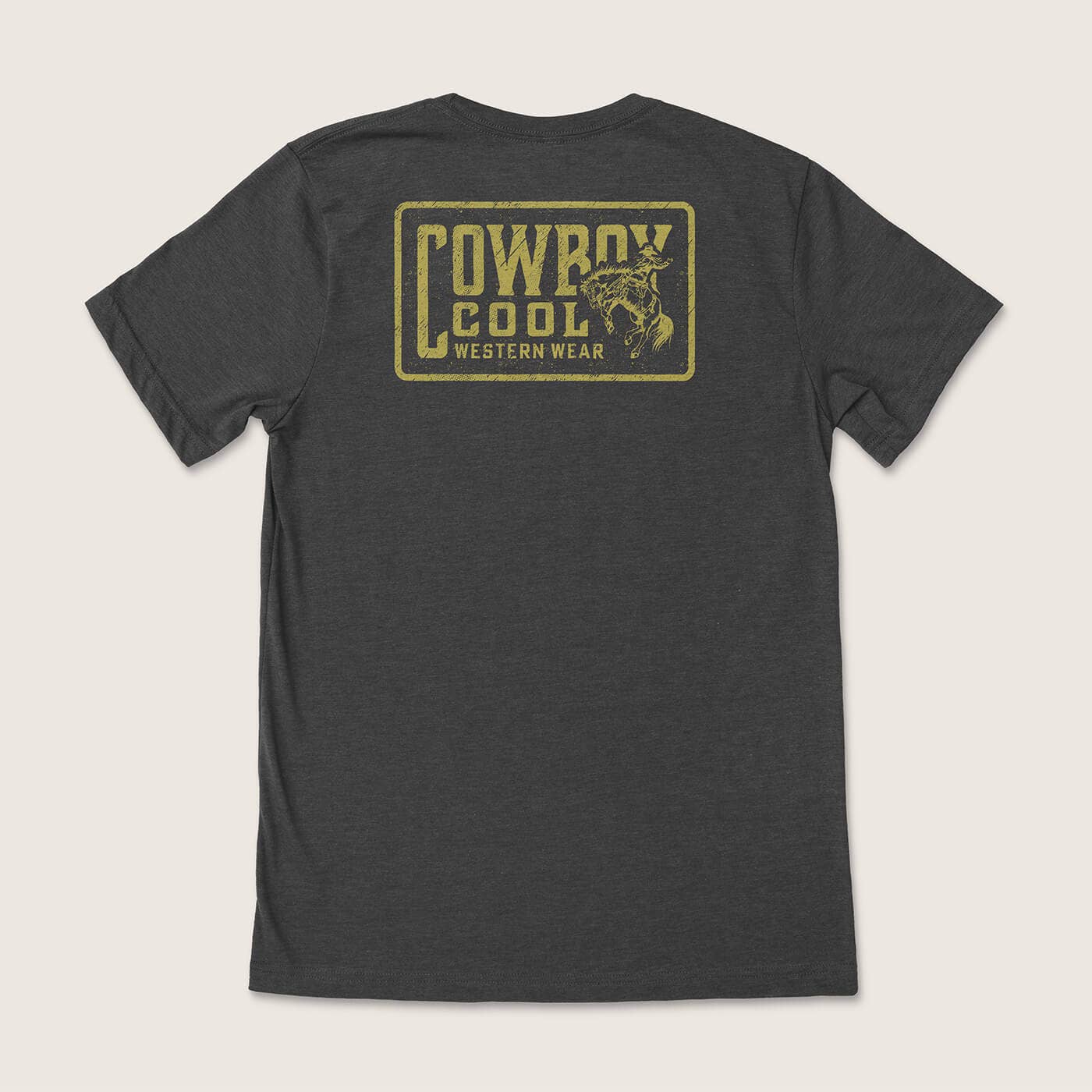 Roughrider Western Graphic Tee: Dark Grey Heather / XL