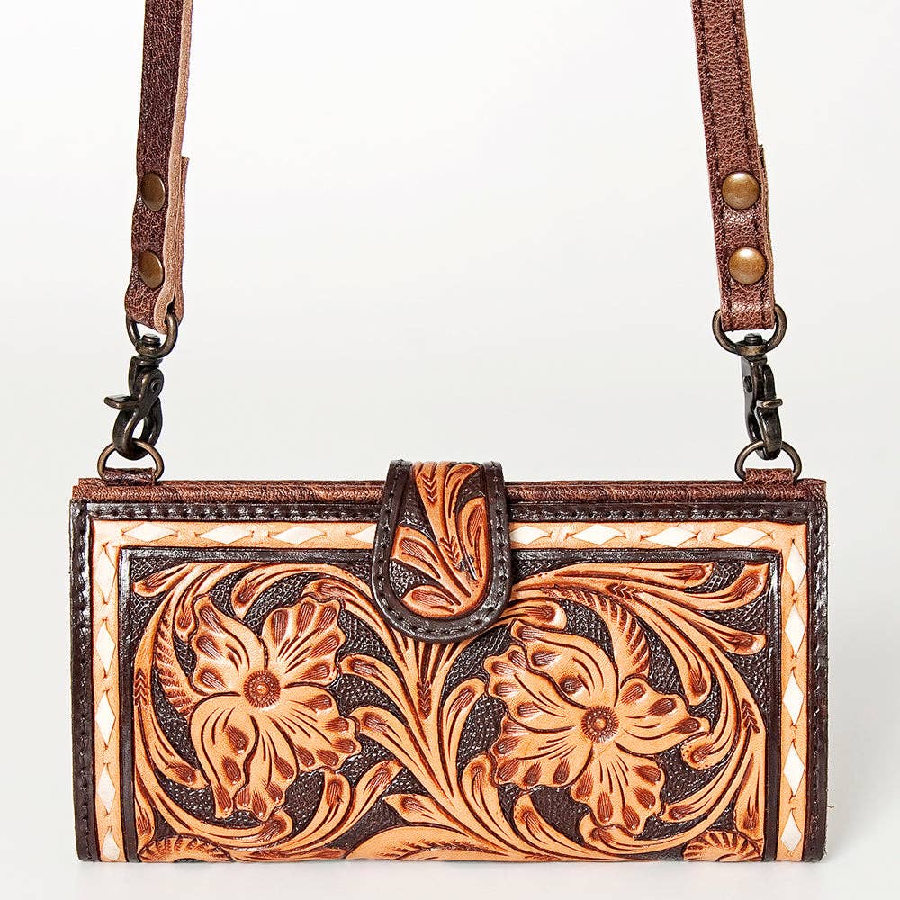 ADBG832 Crossbody Genuine Western Leather Women Bag: ADBG832A