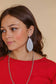 Let's Sparkle Rain Drop Earrings with Silver: Silver / One Size