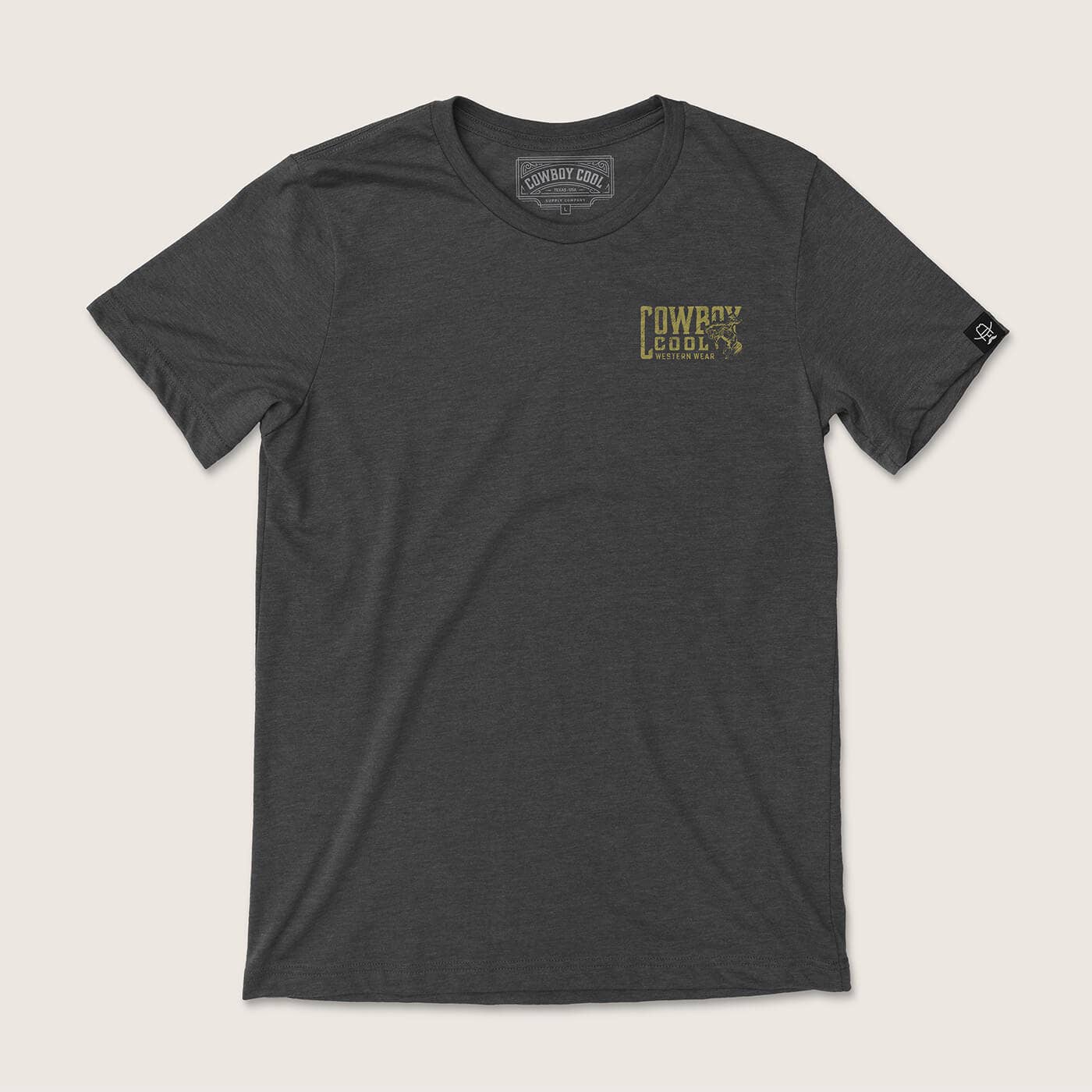 Roughrider Western Graphic Tee: Dark Grey Heather / XL
