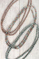 Western Metallic Bead Wrap Necklace : Copper