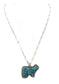 Western Turquoise Cow Necklace