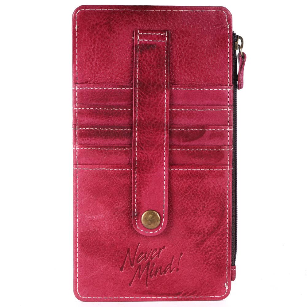 Genuine Leather Cardholder (Turquoise)