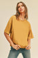 Blank Long Cropped Short Sleeve T-Shirt: VANILLA / S