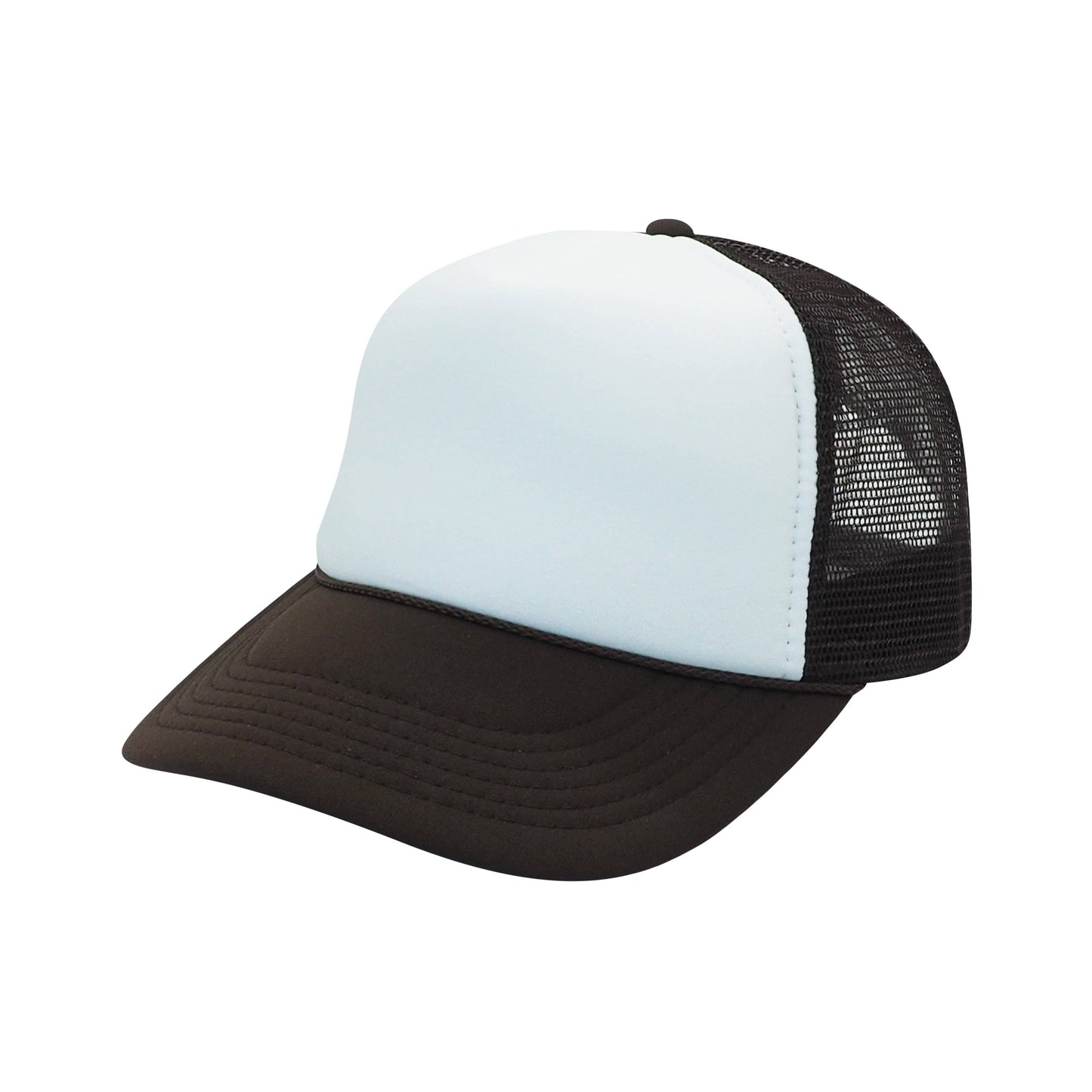 Nissun Classic Trucker Baseball Hats Caps Foam Mesh Blank Solid Two Tone Snapback Adult Youth: Navy