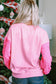 Merry Christmas Graphic Sequin Sleeve Top | S-XL: As shown / Missy / S