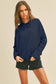 Blank Long Sleeve Hooded T-Shirt: VANILLA / M