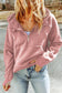 1/4 ZIP HOODIE - PINK