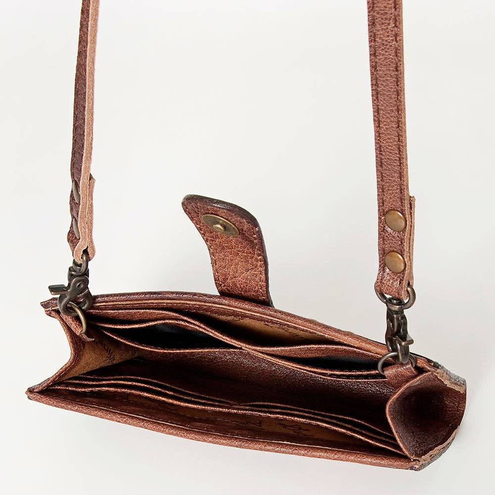 ADBG832 Crossbody Genuine Western Leather Women Bag: ADBG832A