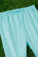 AQUA FAUX LEATHER DOUBLE LAYER BELL PANTS.  XS