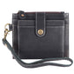 Genuine Leather Wristlet Wallet (Brown)