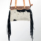 Cowhide Leather Western Crossbody Bag: ADBGS124BRW