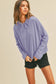 Blank Long Sleeve Hooded T-Shirt: VANILLA / M