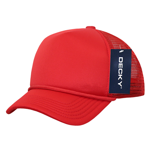 Decky 7010 - Kids, Youth Trucker Foam Hats, Mesh Back - 7010: Royal