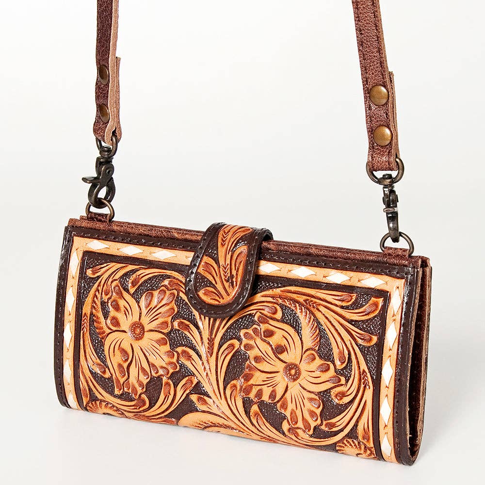 ADBG832 Crossbody Genuine Western Leather Women Bag: ADBG832A