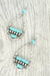 Western Navajo Turquoise Bead Teardrop Earrings