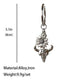 Western Style Cow Head Pendant Key Ring Creative Keychain-WJ: 2
