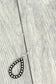 Western Teardrop Bubble Pendant Necklace