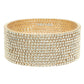 Rhinestone Embellished Stretch Bracelet Set : Iridescent