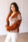 Tan Sherpa With Aztec Details: Tan / Small