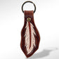 ADKR142 Hand Tooled Genuine Leather Keyring