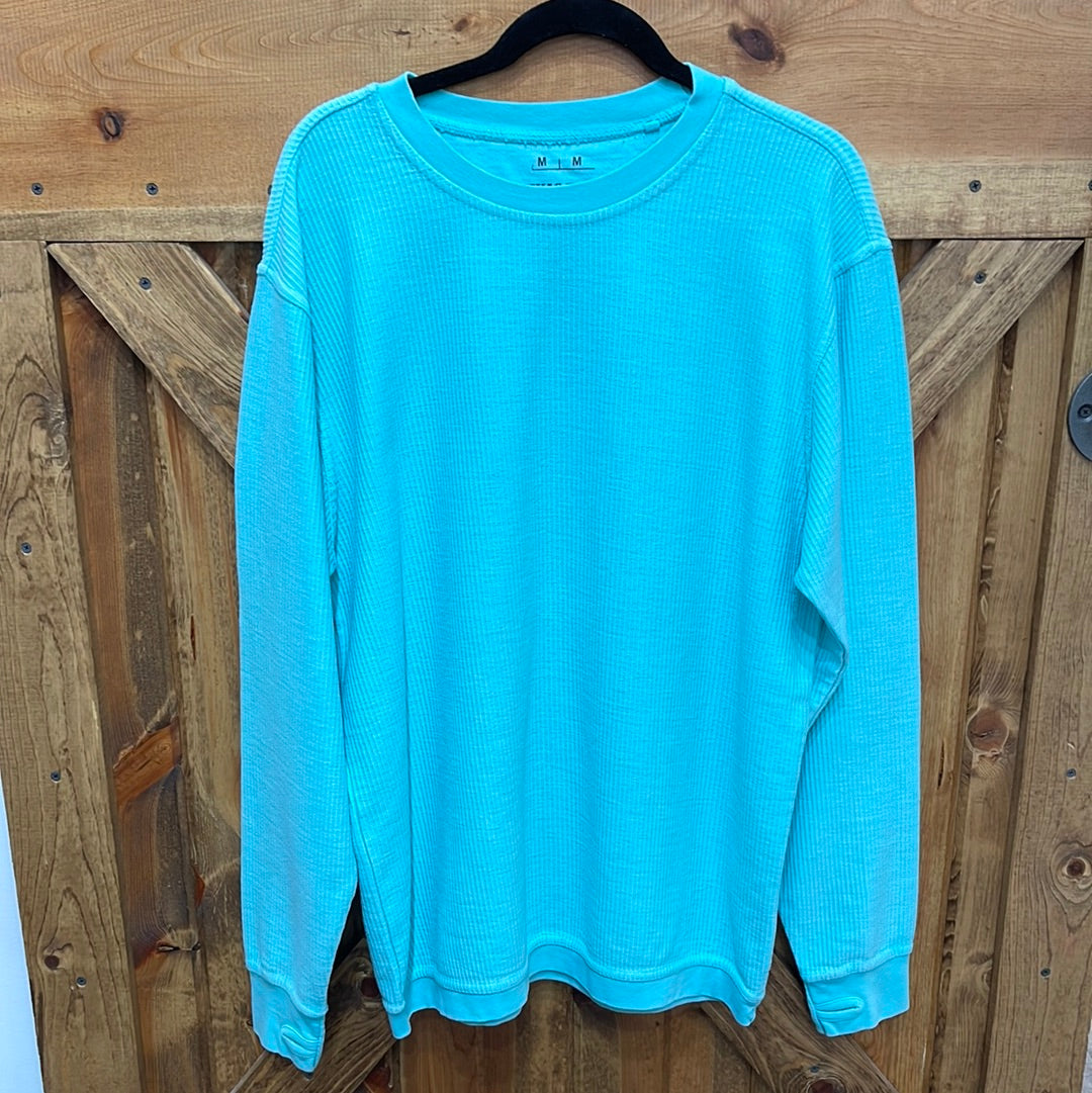 Turquoise Pullover (Corded)