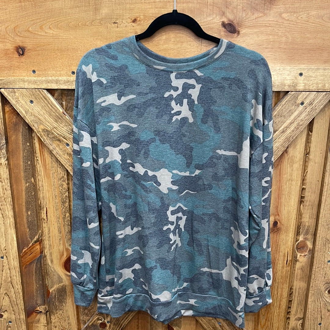 Camo Pullover