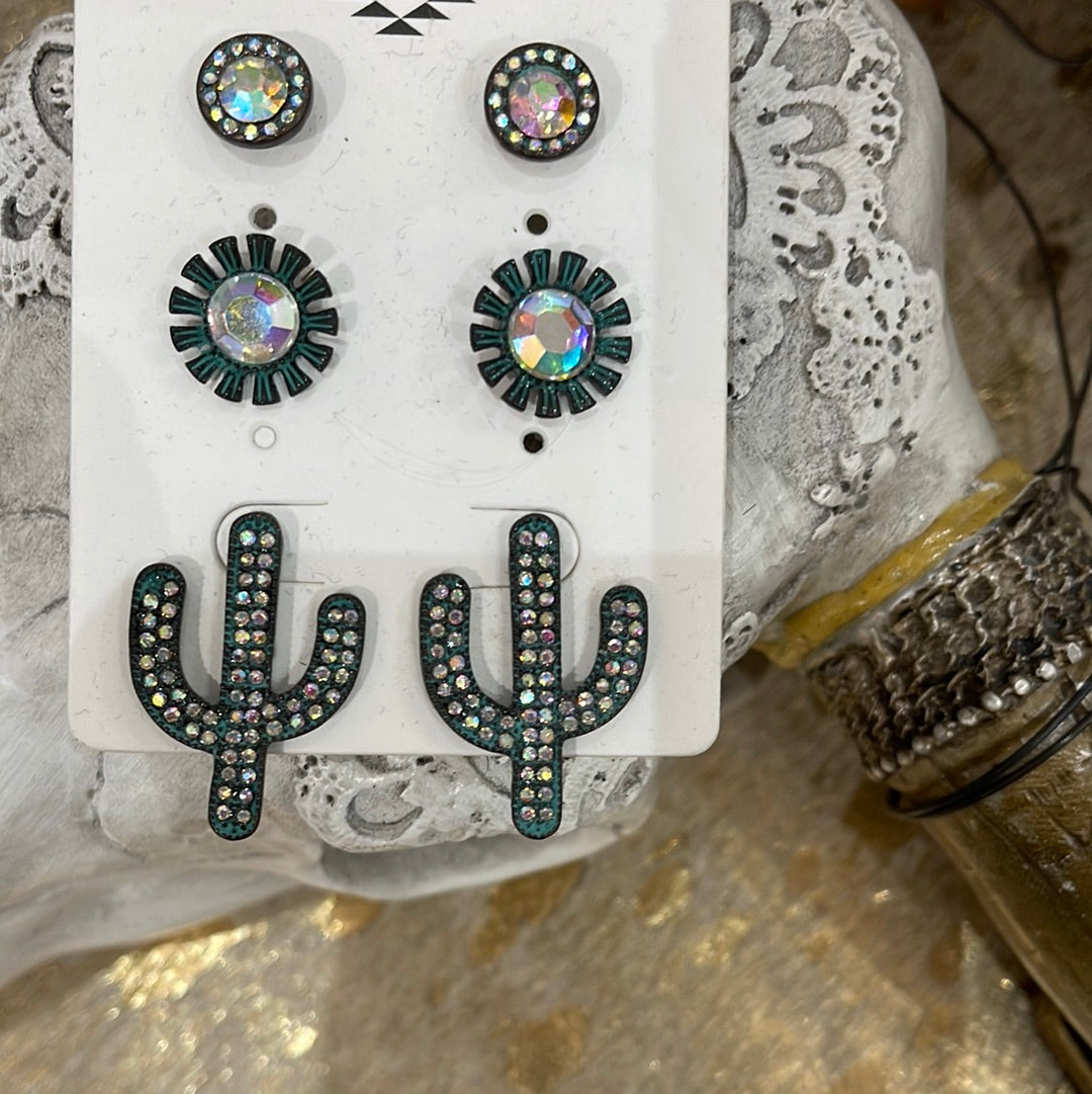 Western earring set