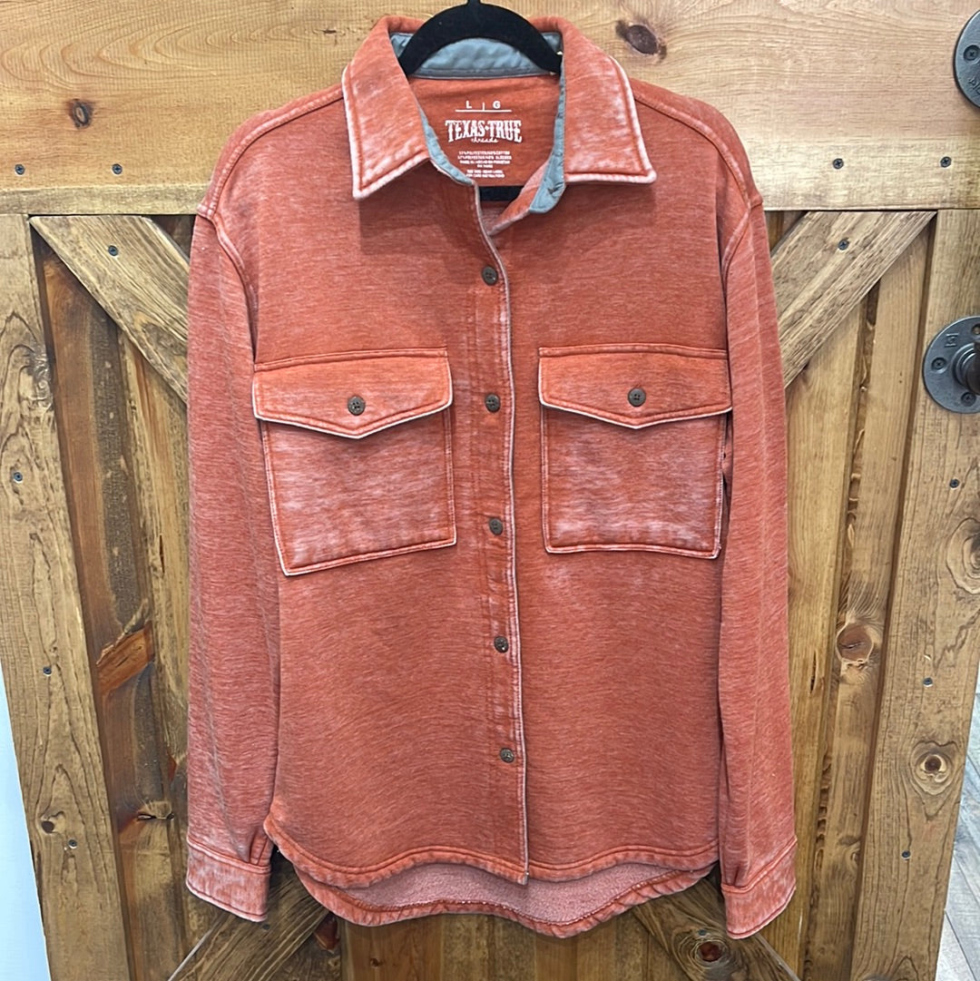 Burnt Orange Shacket