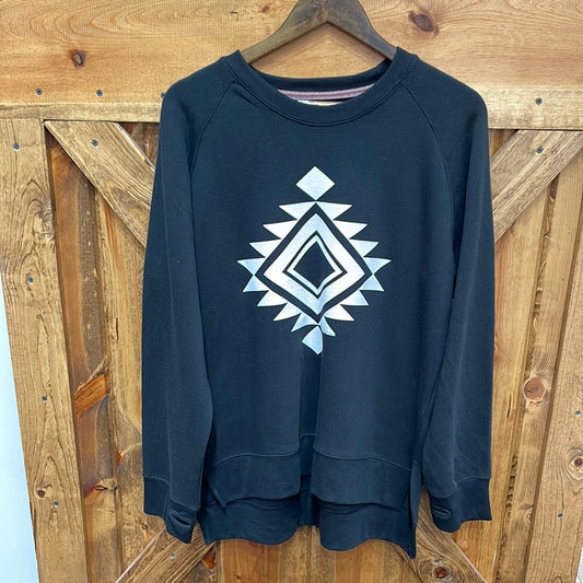 Black Hi Low Sweatshirt