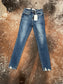 High Rise Ankle Skinny Jeans